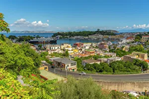 Clear Skies Prints: Elevated view of Porto d'Ischia (Port of Ischia)