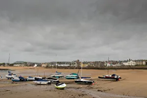 Fife Prints: Elie at low tide, Fife Coast, Scotland, United Kingdom, Europe