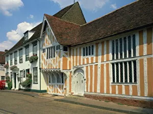 Timbered Collection: The Elizabethan style Little Hall, Lavenham, Suffolk, England, United Kingdom, Europe