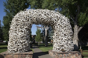 Antler Prints: Elk Antler Arch, Town Square, Jackson Hole