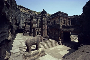 Ellora Prints: Ellora cliff temples