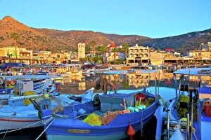 Greek Culture Gallery: Elounda Harbour, Elounda, Crete, Greek Islands, Greece, Europe