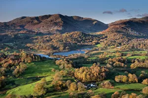 What's New: Elter Water, Wetherlam and Tilberthwaite Fells from Loughrigg Fell in autumn