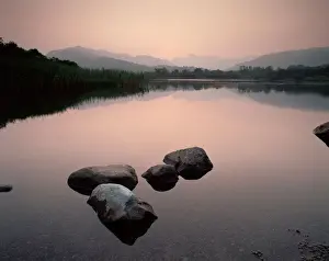 Shallow Prints: Elterwater near Ambleside, Lake District National Park, Cumbria, England