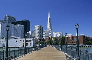 The Embarcadero Center and the TransAmerica Pyramid