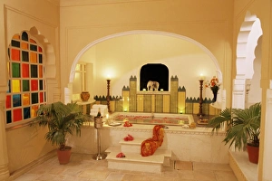 Room Prints: En suite bathroom finished with a hint of Moroccan style