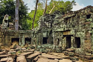Search Results: Enclosure in 12th century Preah Khan (Prrah Khan) Buddhist temple complex, saved