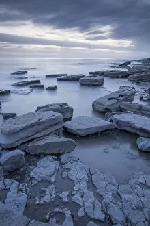 Images Dated 9th April 2011: The end of the day at Dunraven Bay, Glamorgan Heritage Coastline, Glamorgan, Wales