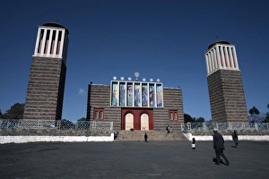 Asmara Prints: The Enda Mariam Orthodox Cathedral built in 1938, Asmara, Eritrea, Africa