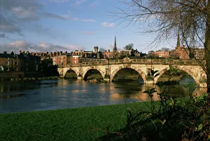 English Bridge, Shrewsbury, Shropshire, England, United Kingdom, Europe