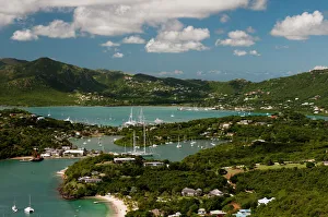 English Harbour and Falmouth Harbour, Antigua, Leeward Islands, West Indies, Caribbean, Central America