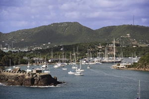 Images Dated 12th January 2000: English Harbour, with Fort Berkeley and Nelsons Dockyard