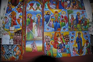 Ethiopia Prints: Entos Eyesu monastery, Lake Tana, Ethiopia, Africa