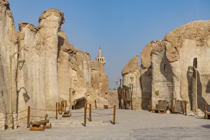 Oasis Prints: Entrance to the Al Qarah mountain, Al Ahsa (Al Hasa) Oasis, UNESCO World Heritage Site