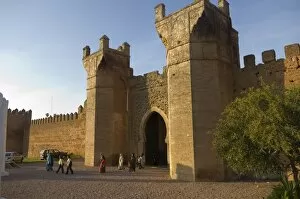 Entrance to the Chella Necropolis, Rabat, Morocco, North Africa, Africa