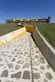Entrance, Fort San Jose el Alto, 1792, San Francisco de Campeche, State of Campeche, Mexico, North America