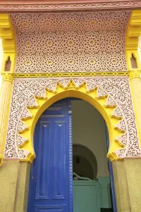 Moorish Prints: Entrance to Mosque, Tangier, Morocco, North Africa, Africa