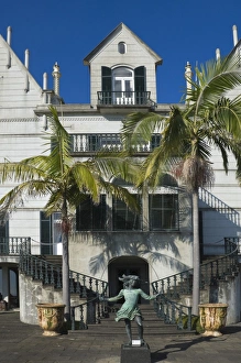 Funchal Prints: The entrance to the Palace, the Tropical Garden, Funchal, Madeira, Atlantic, Europe