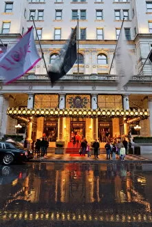 Door Way Collection: Entrance to the Plaza Hotel on Fifth Avenue, Manhattan, New York City, New York