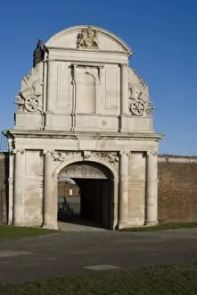 Images Dated 10th December 2009: Entrance to Tilbury Fort, used from the 16th to the 20th century, Tilbury