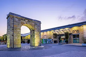 International Prints: EPIC The Irish Emigration Museum at Dawn, Dublin, Republic of Ireland, Europe