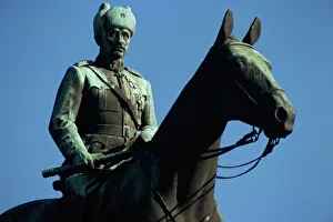 Equestrian statue of Finlands great wartime statesman, General Mannerheim Equestrian statue of Finlands great wartime statesman, General Mannerheim