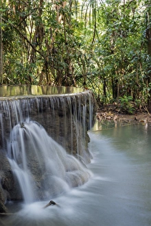 Kanchanaburi Prints: Erawan Falls, Erawan National Park, Kanchanaburi, Thailand, Southeast Asia, Asia
