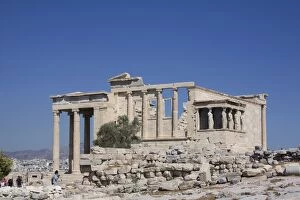 The Erechtheion temple, Acropolis, UNESCO World Heritage Site, Athens, Greece, Europe