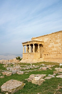 Honor Prints: Erechtheion (Temple of Athena Polias), The Acropolis, UNESCO, Athens, Greece