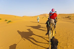 Erg Chebbi Prints: Erg Chebbi Desert, Sahara Desert near Merzouga, Morocco, North Africa, Africa