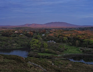 County Galway Prints: Errisbeg and Roundstone Bog, Connemara, County Galway, Connacht, Republic of Ireland