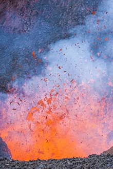 Lava Prints: Eruption, Tolbachik volcano, Kamchatka, Russia, Eurasia