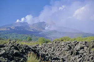 Mount Etna Prints: Eruptions at the Monti Calcarazzi fissure and the Piano del Lago cone