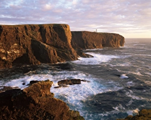 Eshaness Cliffs and lighthouse