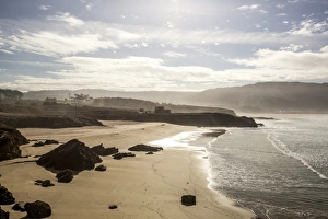 Galicia Prints: Esmelle beach, Galicia, Spain, Europe