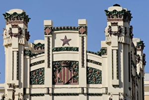 Images Dated 18th November 2007: Estacion del Norte (North railway station) in art nouveau style, Valencia, Spain, Europe