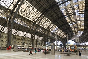 Railway Station Prints: Estacon de Francia, Barcelona, Catalonia, Spain, Europe