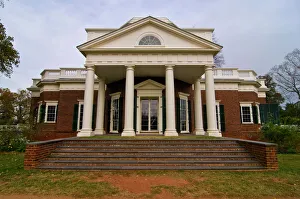 Columns Prints: The estate of Thomas Jefferson, Monticello, Virginia, United States of America