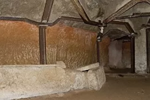 Images Dated 5th January 2010: Etruscan necropolis of Madonna dell Olivo, Grotta della Regina, Tuscania