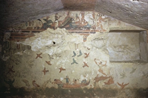 Frescoe Prints: Etruscan tomb