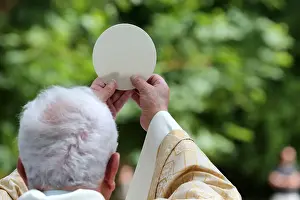 Mass Prints: Eucharist, Catholic Mass, Sanctuary of La Benite Fontaine, La-Roche-Sur-Foron