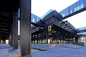 Luxembourg City Prints: European Court of Justice on Kirchberg in Luxembourg City, Grand Duchy of Luxembourg