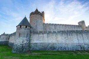 Fortifications Prints: Evening atmosphere in Carcassonne