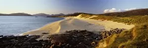 Evening light on the beach at Borve, Isle of Harris, Outer Hebrides, Scotland
