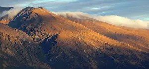 Hour Prints: Evening light on Cecil Peak, near Queenstown, South Island, New Zealand