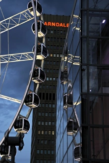 Images Dated 13th June 2008: Evening view of The Manchester Wheel, Manchester, England, United Kingdom, Europe
