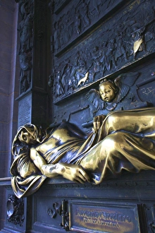Bruxelles Prints: Everard t Serclaes Monument, Brussels, Belgium, Europe