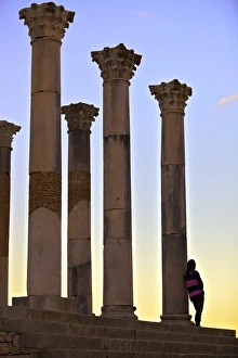 Volubilis Prints: Excavated Roman City, Volubilis, Morocco, North Africa