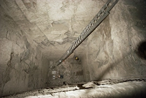Excavating pit, tomb of Ramses XI, Valley of the Kings, Thebes, Egypt, North Africa
