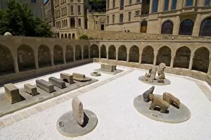 Images Dated 28th May 2010: Excavations near the Maiden Tower, Baku, Azerbaijan, Central Asia, Asia